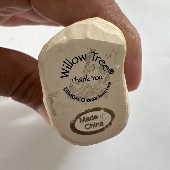 Willow Tree Thank You 5.5" Angel Purple Flowers Figurine - Picture 7 of 7